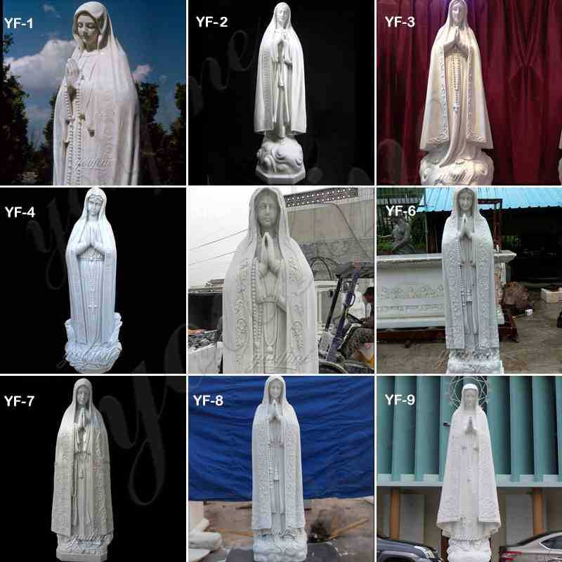 Marble Madonna Outdoor Garden Statue for Sale