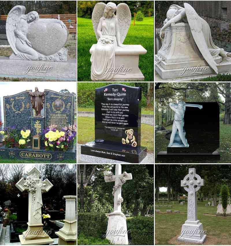 Marble Upright Tombstone for Sale