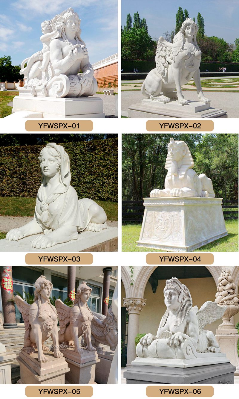 More Marble Sphinx Sculpture Options 1