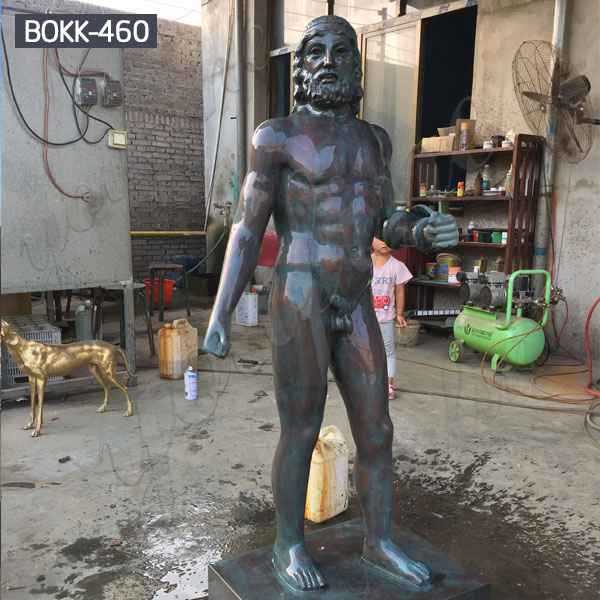 Life Size Nude Man Statue Bronze Fine Art Sculptures Manufacturer BOKK-460