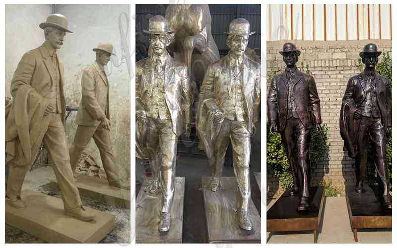 Wilbur and Orville Wright Group Sculpture for sale