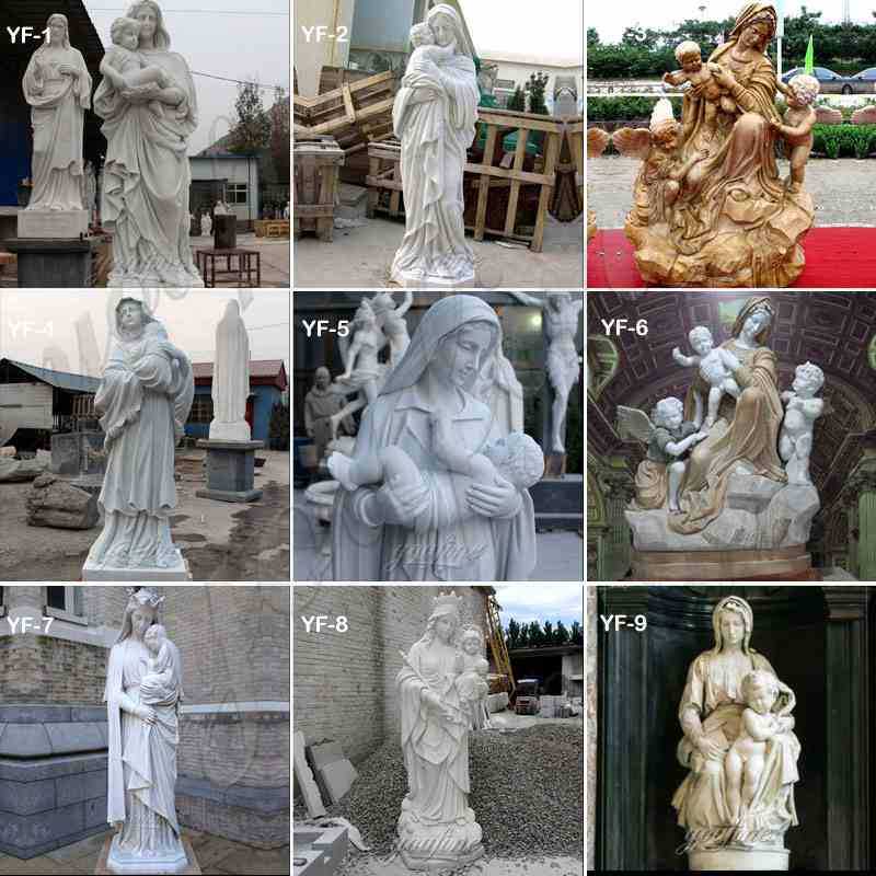 blessed mother statues for outside