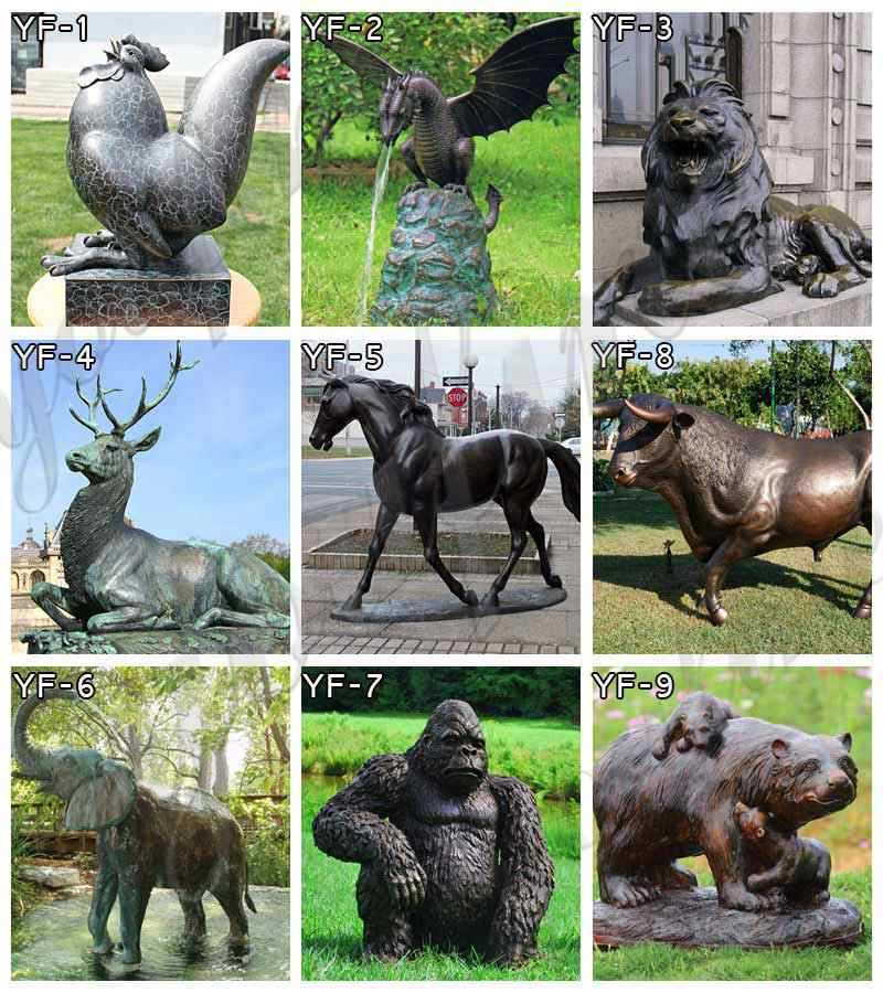 bronze-animal-statues for sale