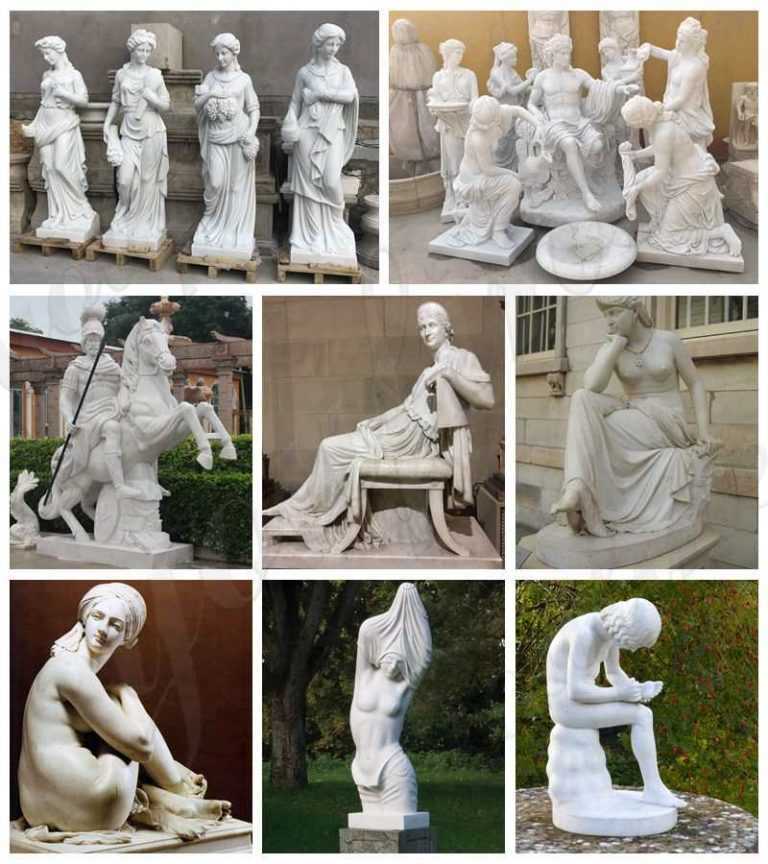 medusa marble statue