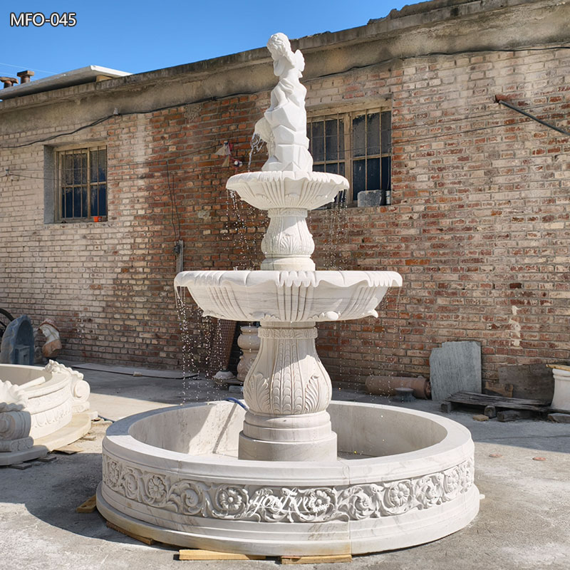 marble 2 tier outdoor fountain​