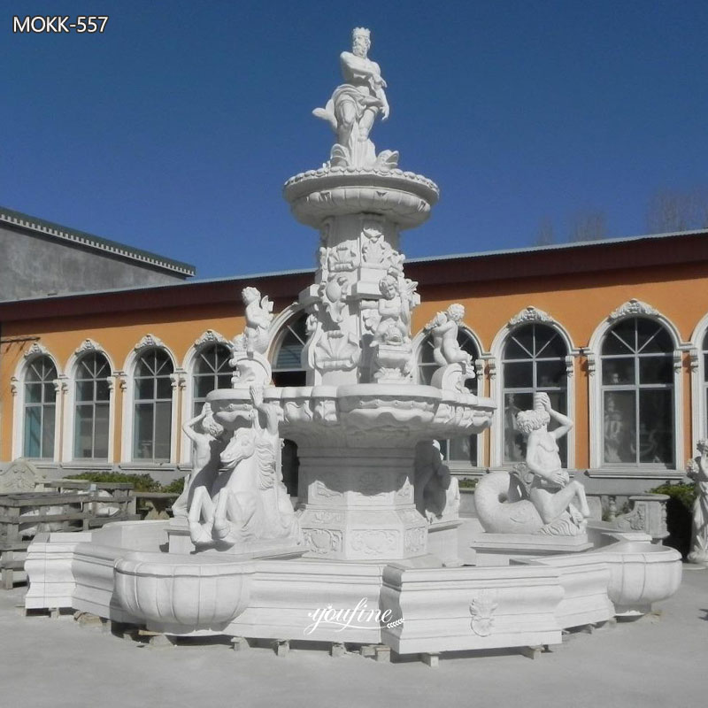 marble Poseidon fountain