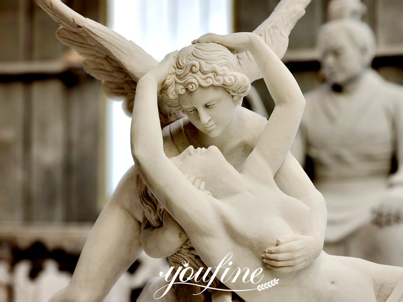 marble statue of Cupid and Psyche 4
