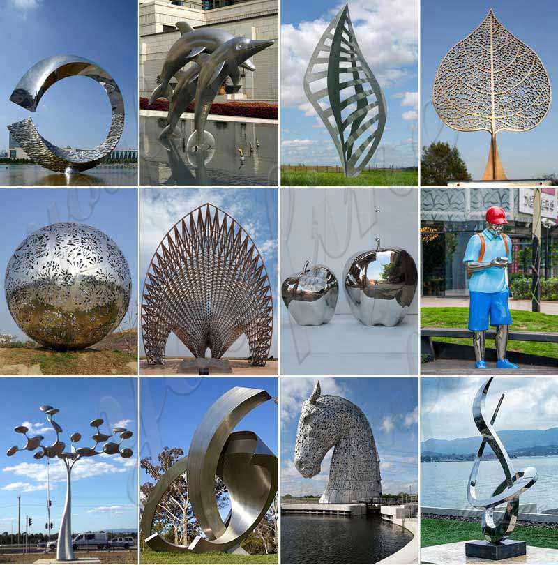 stainless-steel-sculptures for sale