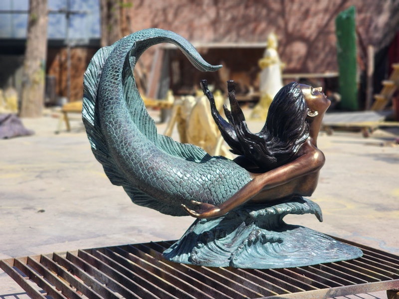 high quality Bronze Mermaid Coffee Table