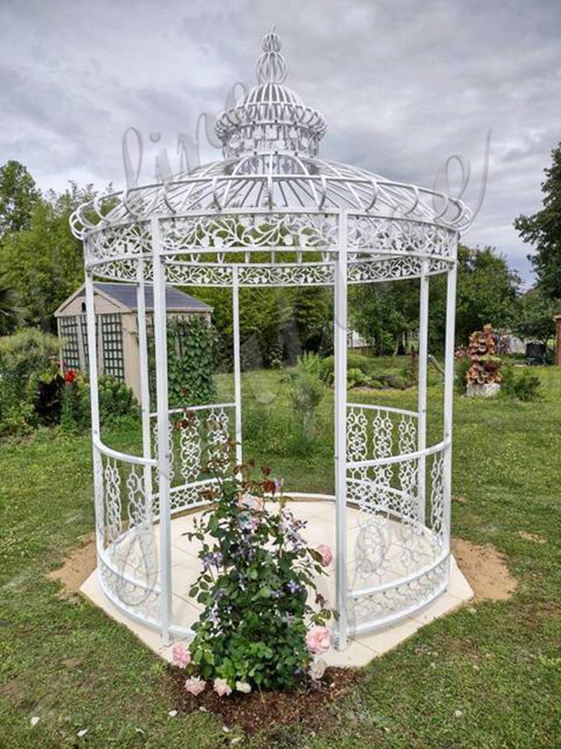 wrought iron garden gazebo