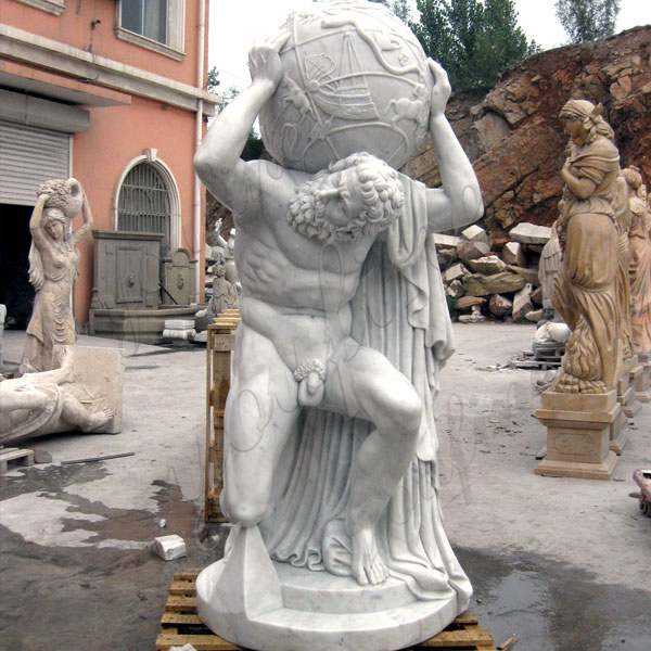 Atlas Bearing the Heavens statue