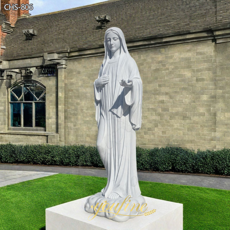 Blessed Virgin Mary Marble Statue