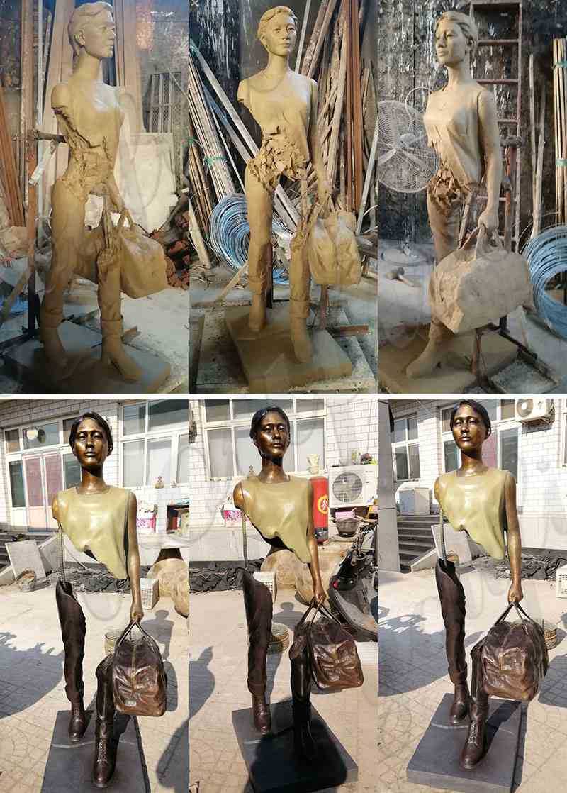 Bronze Bruno Catalano Travelers Sculpture for Sale