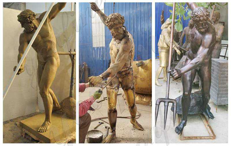 Buy Famous Greek Casting Bronze Poseidon Statue