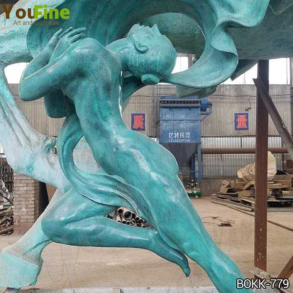 Bronze Dancing Girl Statue