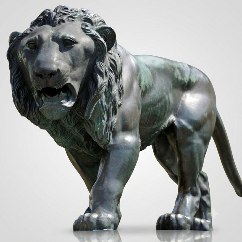 Famous Art Nouveau lion statue for Spa House