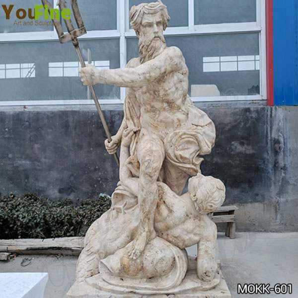 Famous Neptune Calming the Waves Statue