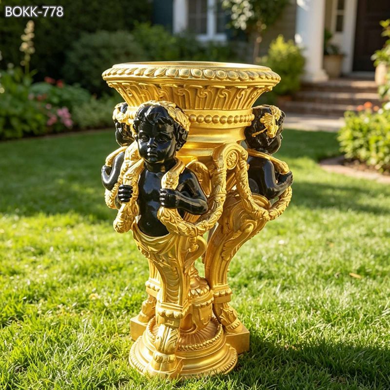 Ragazzo di bronzo Planters
