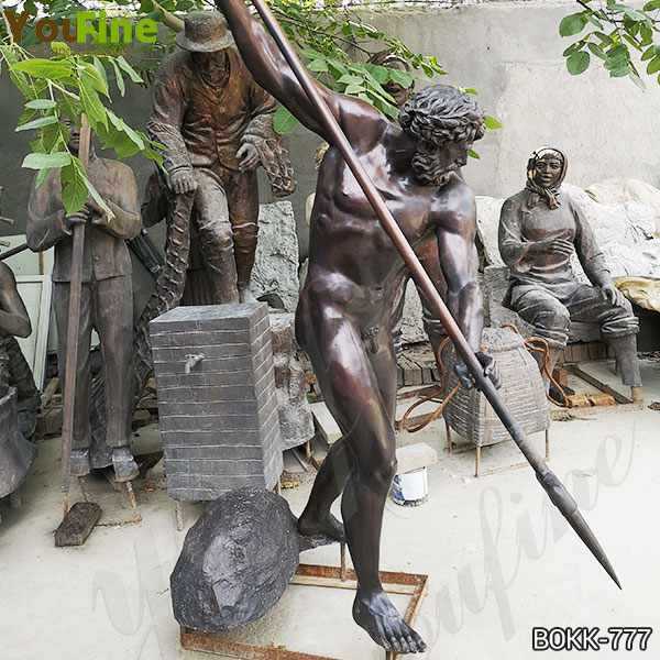 Greek Casting Bronze Life Size Poseidon Statue