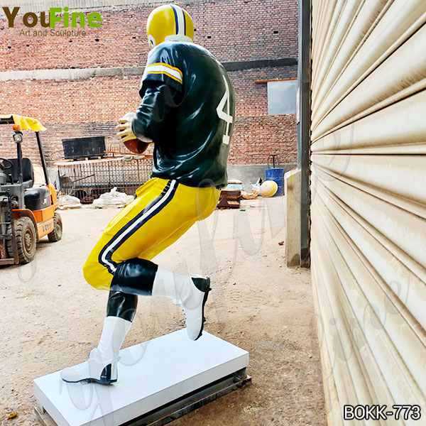 Life Size Bronze Football Man Statue for Sale