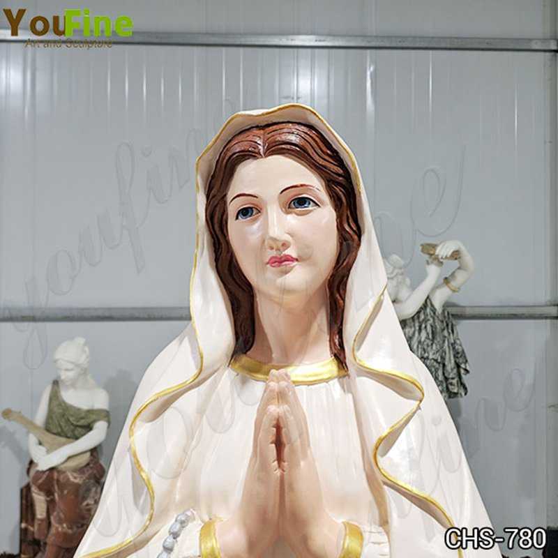 Life Size Marble Blessed Mother Mary Statue Made