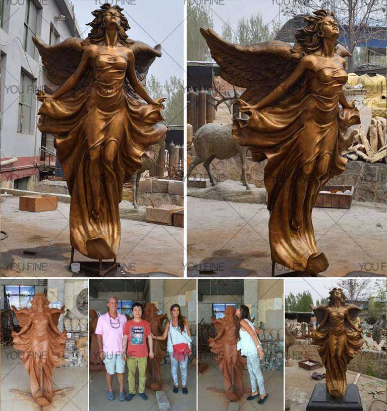 Life size beauty garden decor famous bronze figure statues female staue design for sale (