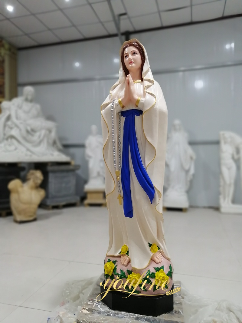 Marble Mother Mary Statue