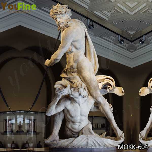Replica of Neptune and Triton Marble Sculpture By Bernini