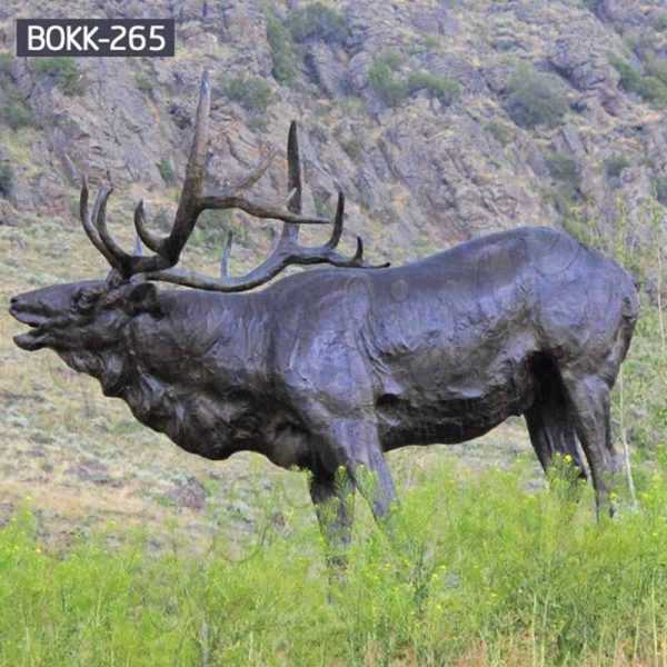 Coming Down a Mountain of Bronze Elk BOKK-265