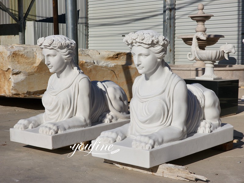 White Marble Sphinx