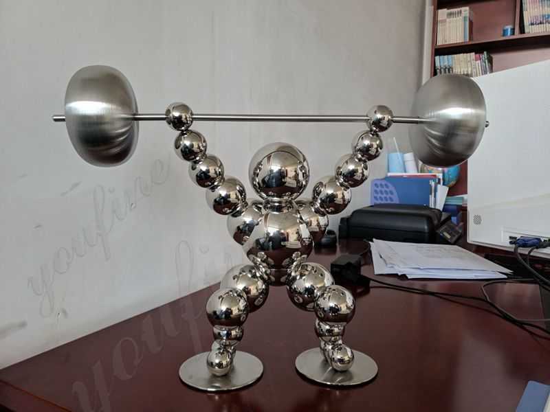 beautiful abstract stainless steel sculpture