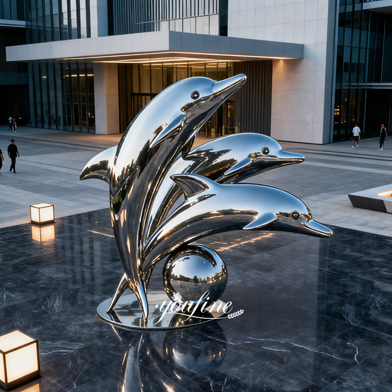 customized dolphin sculpture