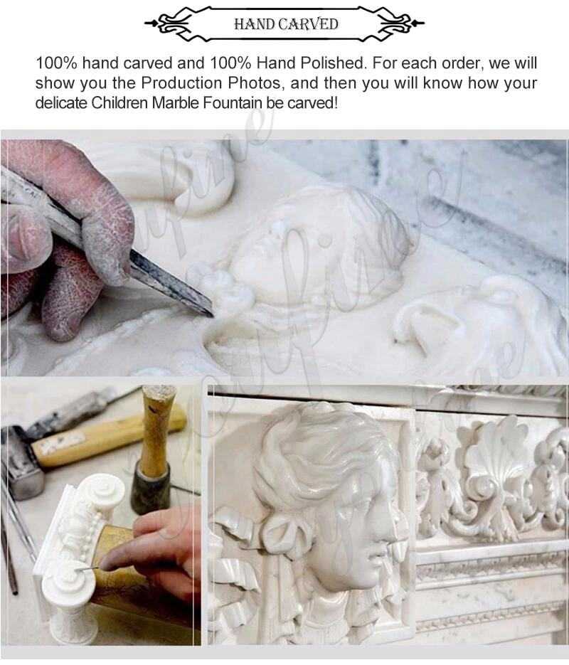 process of Maitreya Buddha marble statue