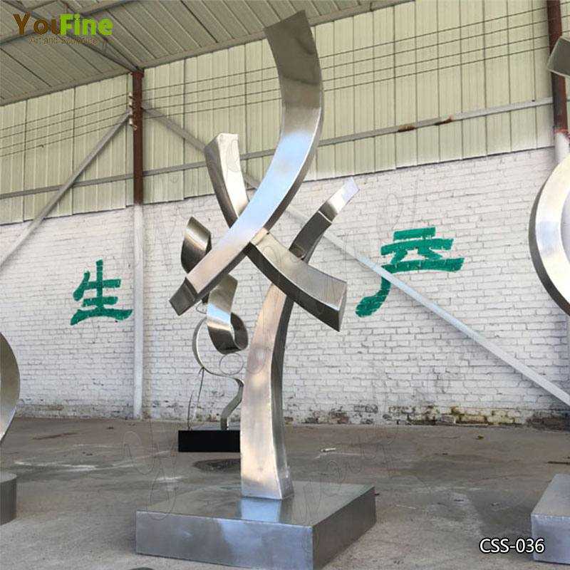 Abstract Metal Garden Stainless Steel Sculptures Supplier CSS-36