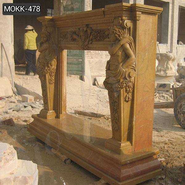 Ancient Marble Fireplace Mantels for European Style Supplier