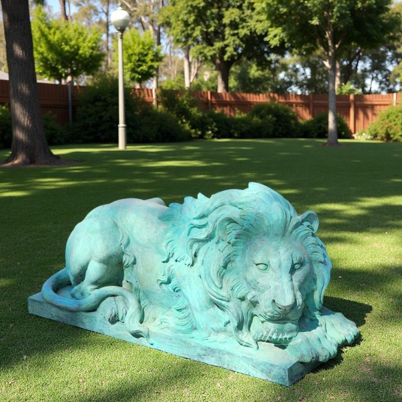 Antique Lion Statue for Home Decor BOKK-685