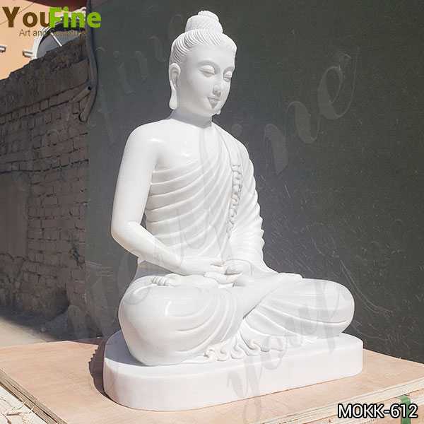 Large Marble Buddha Statue