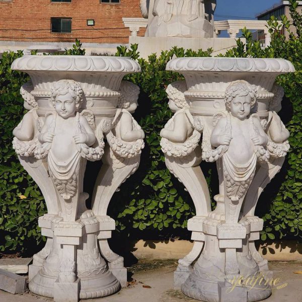 Large Stone Flower Pots Classic European Style Supplier