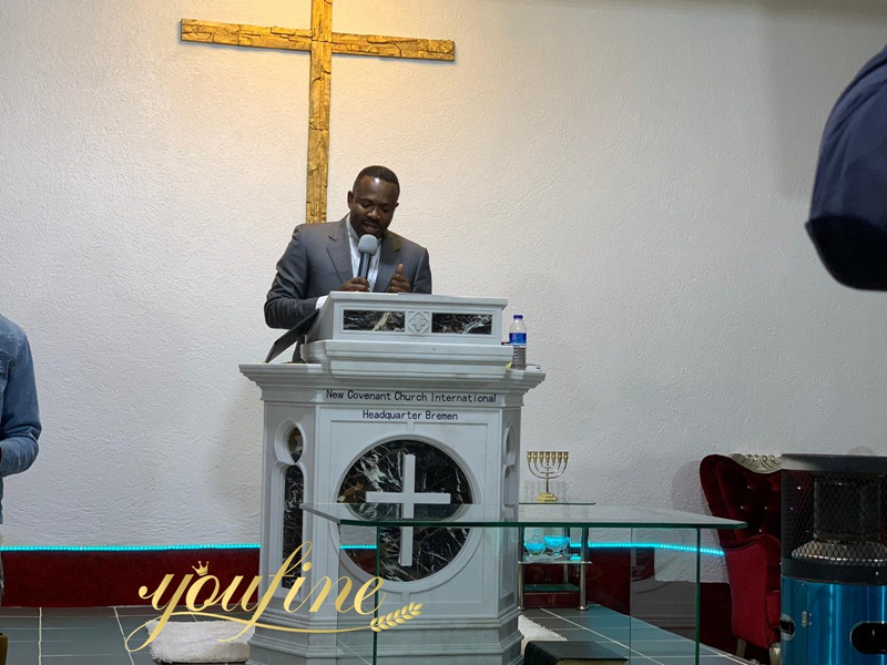 Life size Marble Church Pulpit feedback