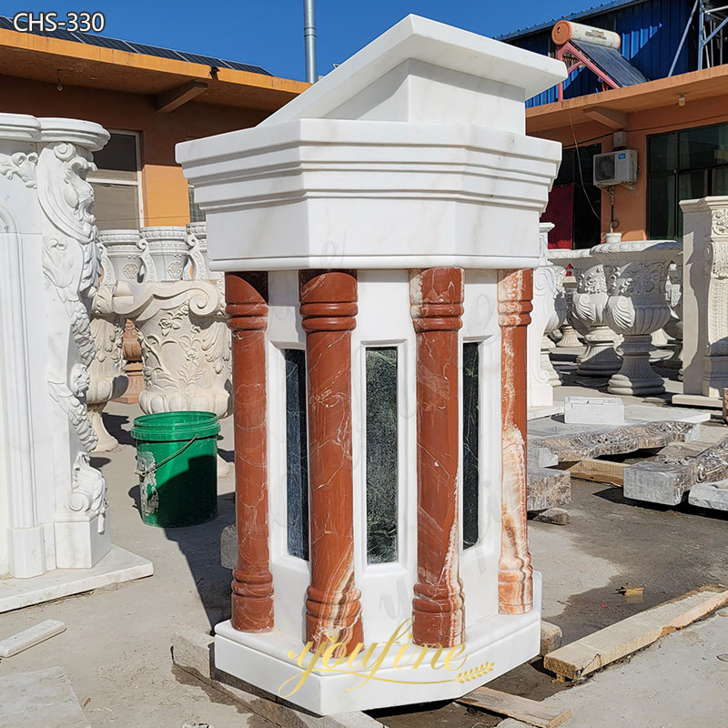Life size mixed color Marble Church Pulpit for Sale