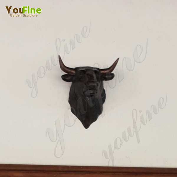 Feedback of Bronze Bull Head Sculpture