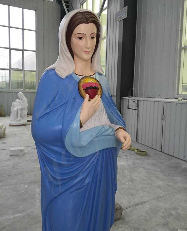 Feedback From Our Customer Colorful Painted Blessed Mother Mary Marble