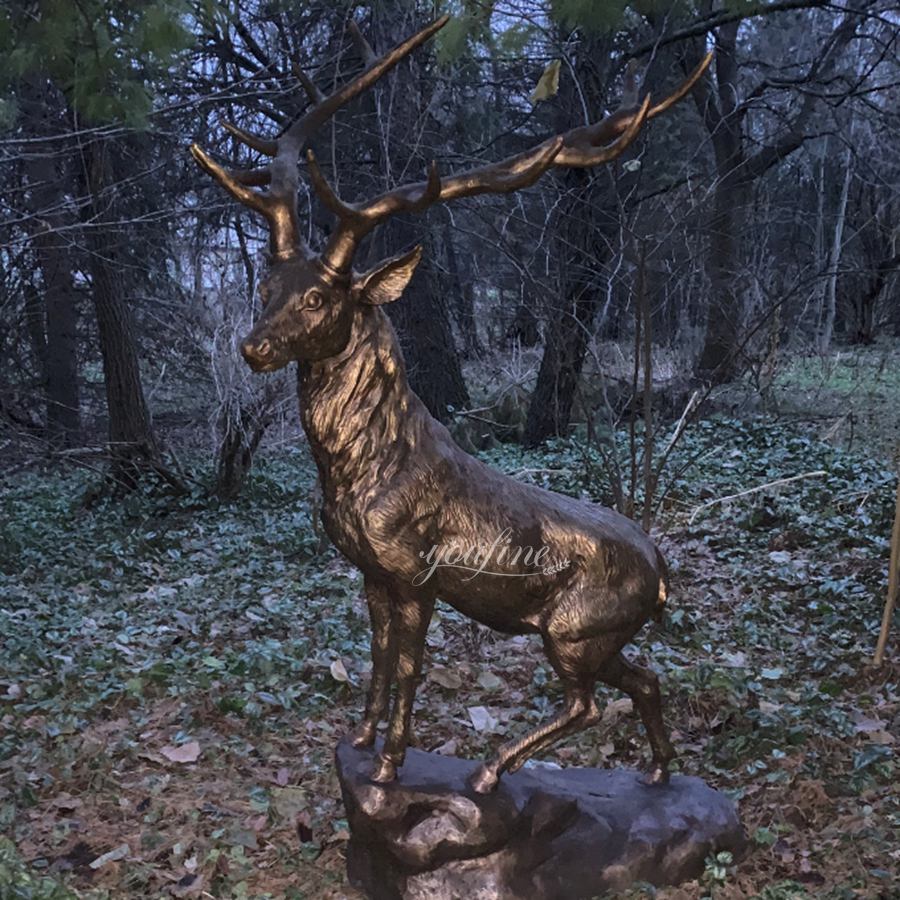 Feedback of Brass Deer Statue from American Customer