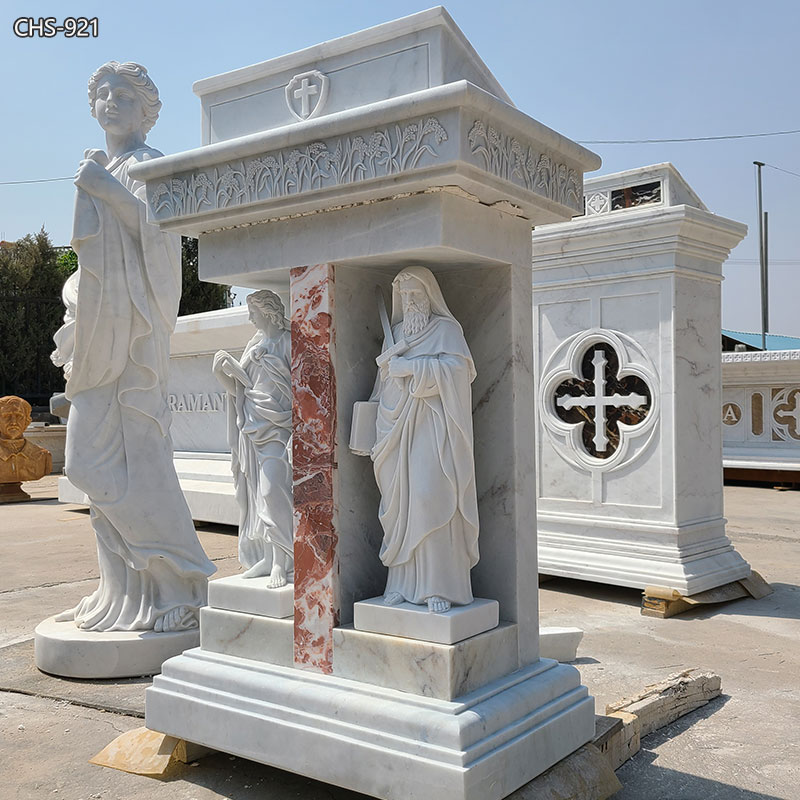 projeto de pódio de igreja esculpido
