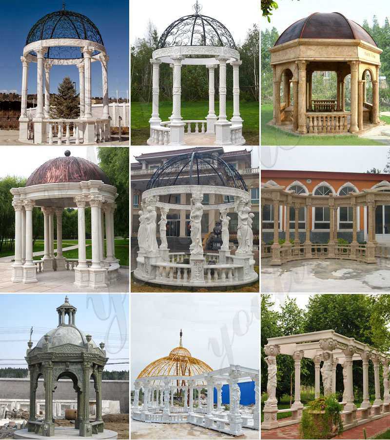 more designs of Marble Stone Gazebo for Sale