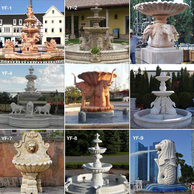 more designs of Outdoor Water Fountain for Sale