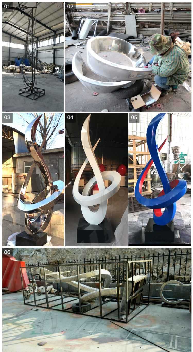 outdoor sculpture for sale metal