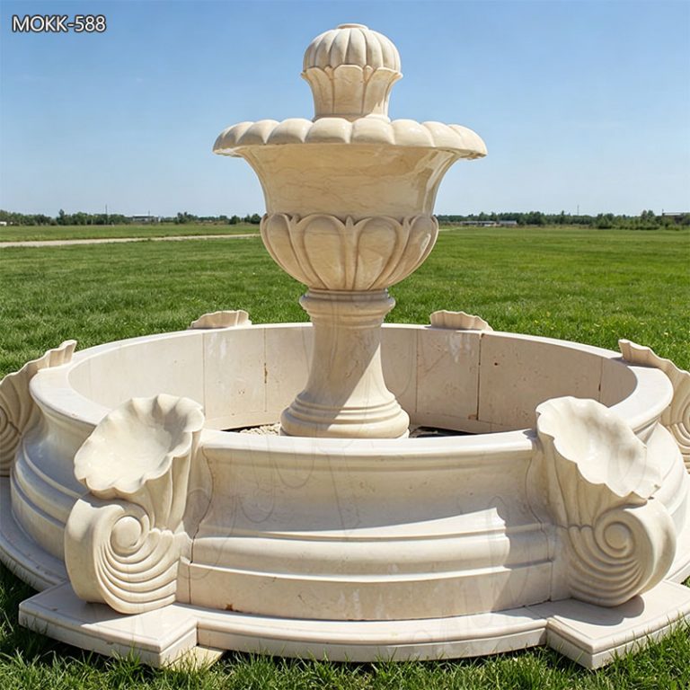 Marble Outdoor Tiered Water Fountain MOKK-588