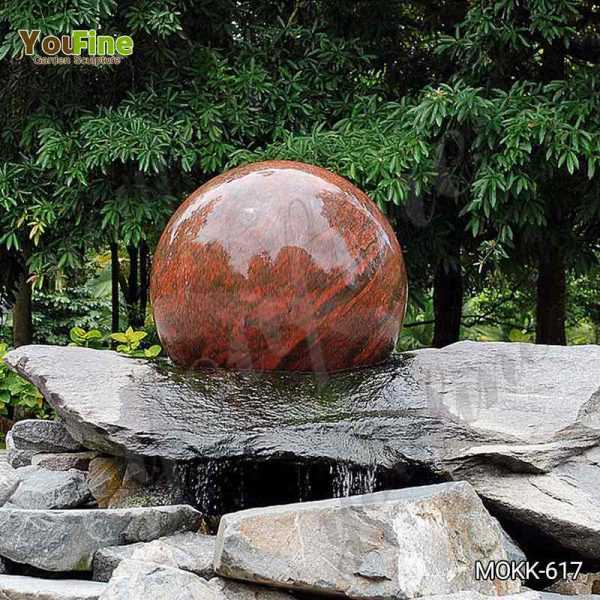 rolling ball water fountain