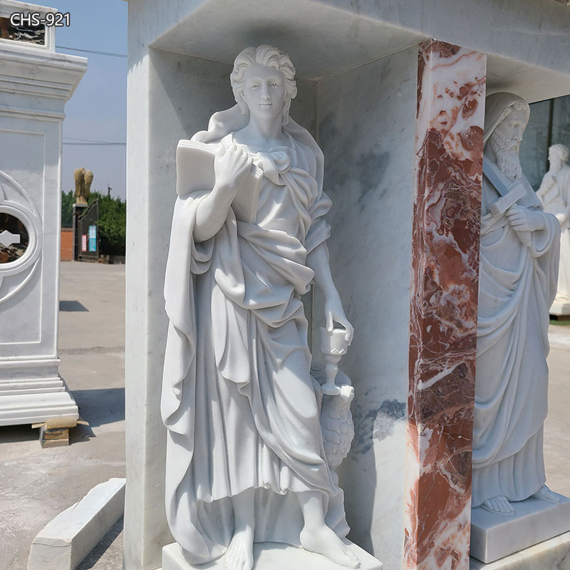 design de pódio de igreja branco